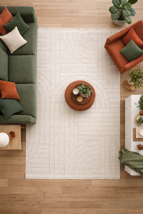 ÇERKEZ HALI Bern Collection %100 Bambu Kadife Yumuşak Yüzey Yıkanabilir Kolay...