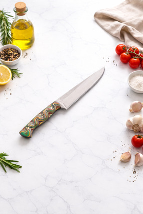 ch woodline El Yapımı N690 Avusturya Çeliği Kurban Kesim Bıçağı – 60 HRC Prof...