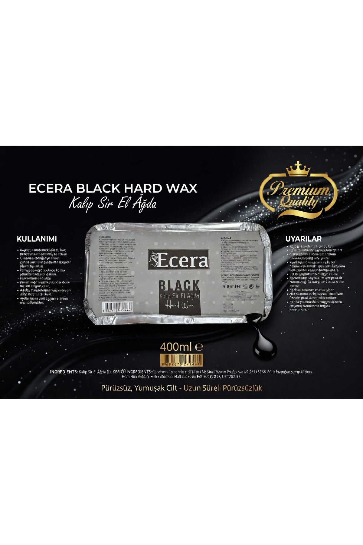 Ecera Kalıp Sir Ağda 400ML SİYAH — Ecera kalıp sir Siyah — تصویر 6 از 6