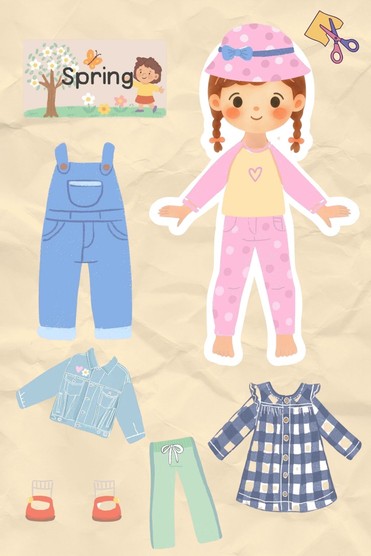 Anonim Yayıncılık İngilizce 4 Mevsim Bebek Giydirme Oyunu | Okul Öncesi İngilizce Eğitici Etkinlik fotoğrafı 4 (önizleme)