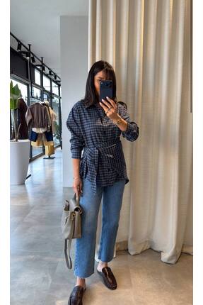 KEDİ Ekose Desm Atkılı Gömlek