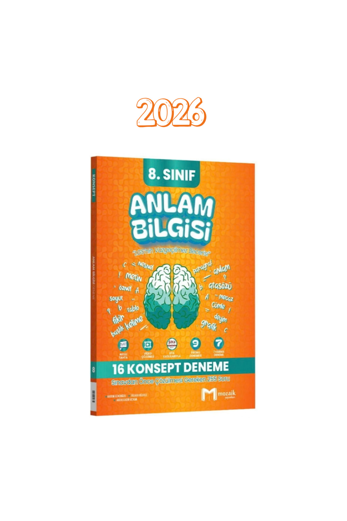 Okyanus Yayınları 2026 Mozaik Yayınları 8. Sınıf Anlam Bilgisi 16