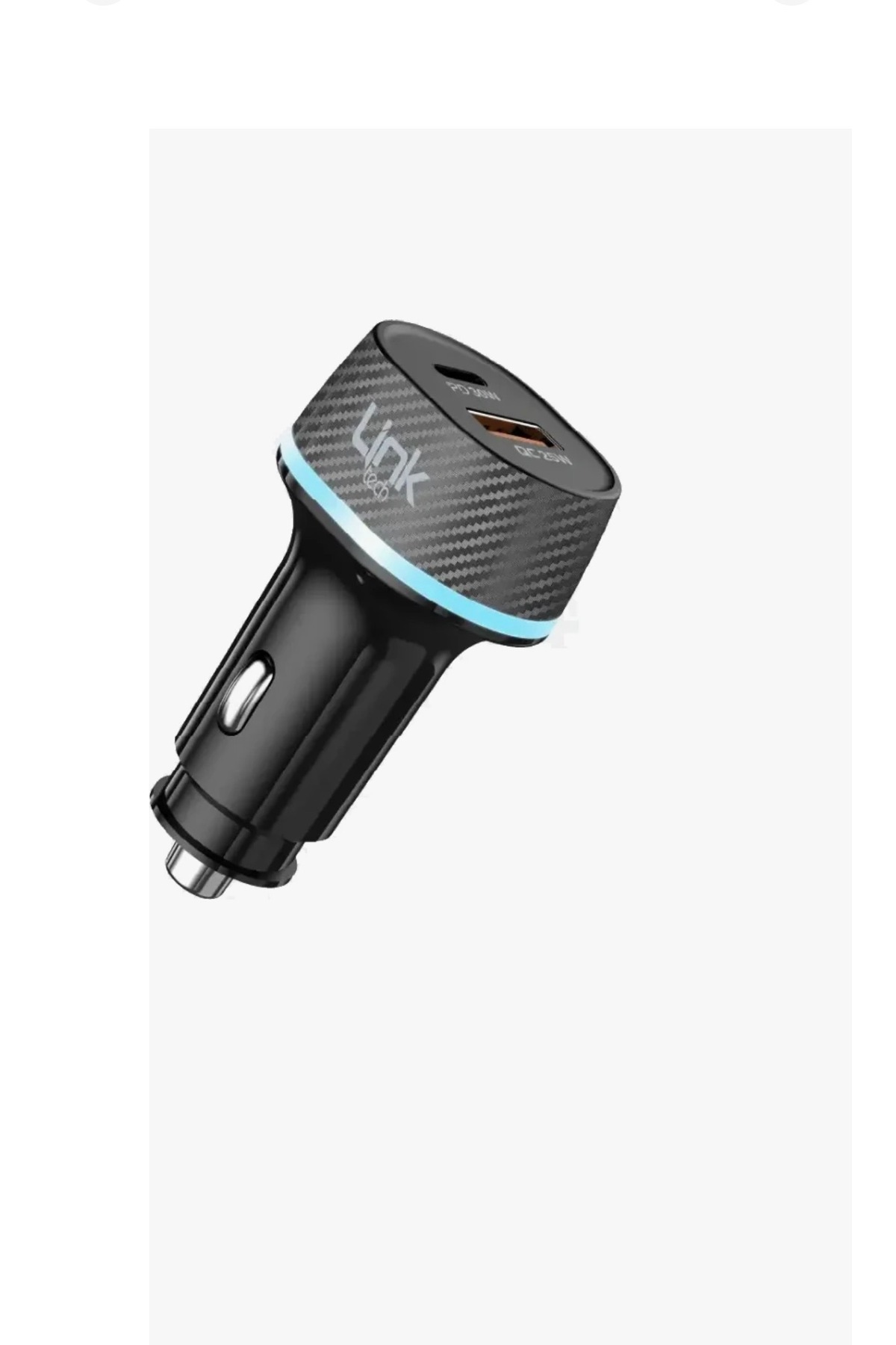 Linktech C433 Safe Dual PD QC 55W Süper Hızlı Araç Şarj Başlığı