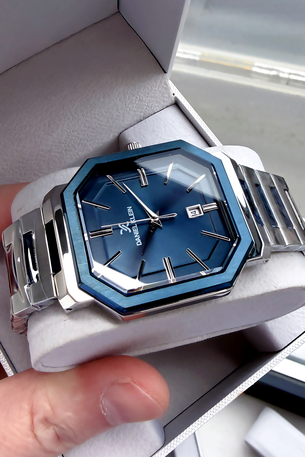 Daniel Klein  Hediyelik Orijinal Erkek Kol Saati 3 Atm Su Geçirmez Gümüş Renk Çelik Kordon Dke2023c1 - Görsel 4