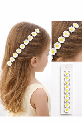 Dpartstore Kır Papatyası 10'lu Charm Saç Küpesi