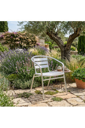 SARIOĞLU MOBİLYA SANTA KOLLU ALİMİNYUM SANDALYE