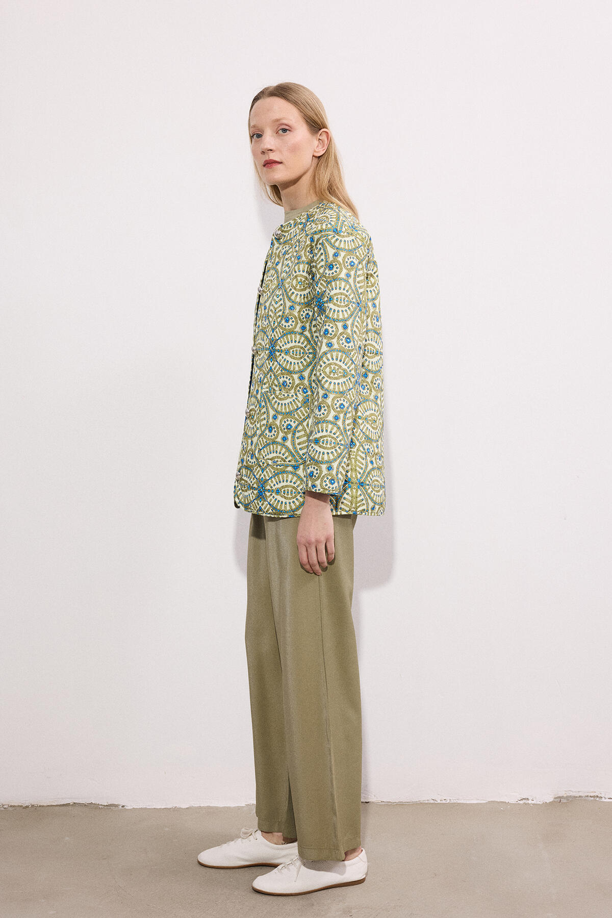 Touche Prive  DESENLİ KAPİTONE CEKET - Görsel 2