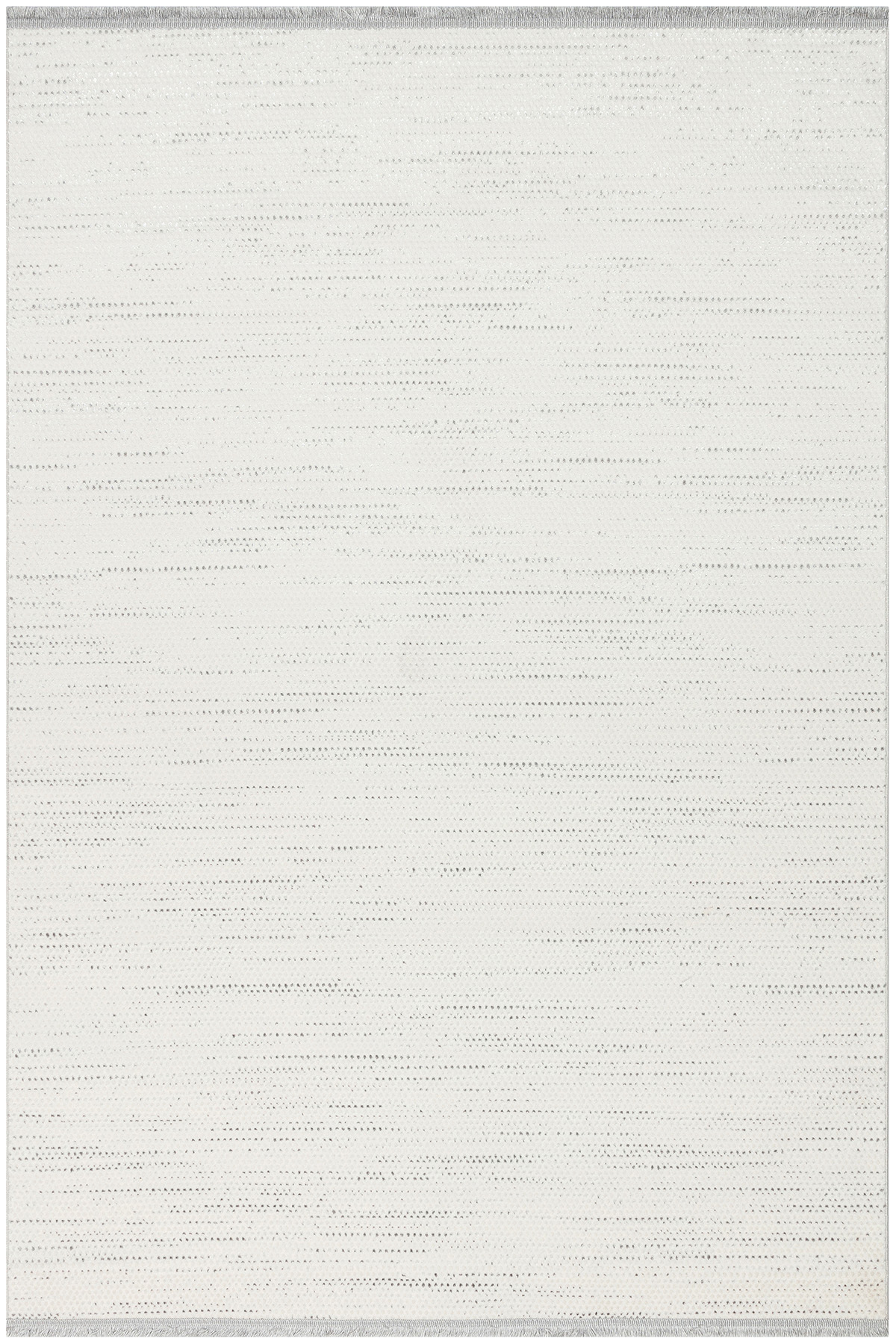 Nocturn Cream Grey Anti-Slip Washable Shortcut Minimal Pattern Soft Paw Friendly Living Room Rug