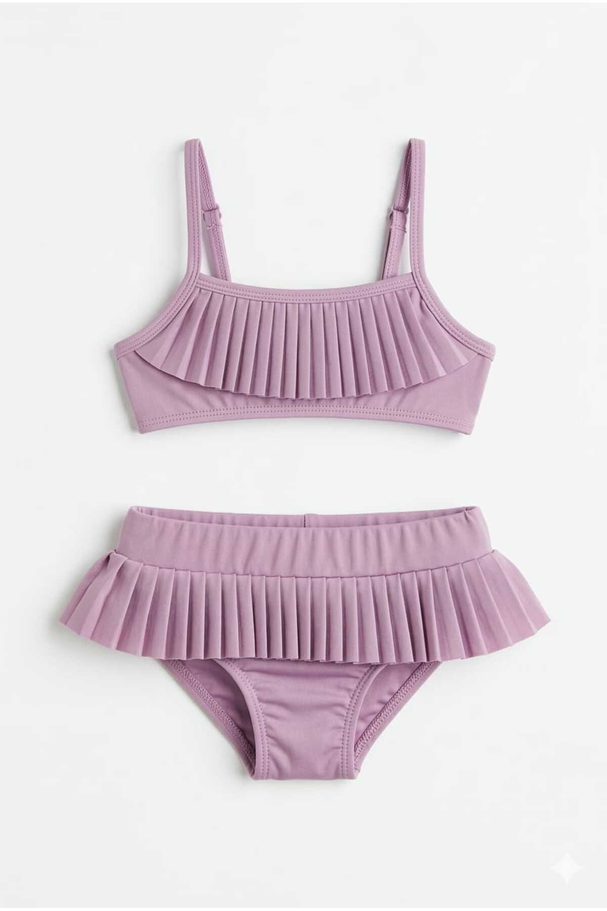Ruffled Girls' Bikini Set