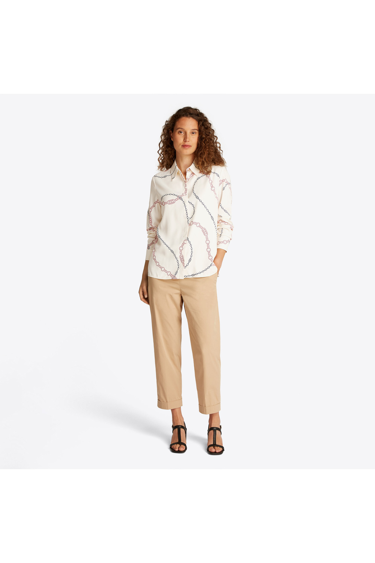 Tommy Hilfiger  Kadın Beyaz Gömlek - Görsel 2