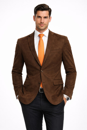 PARLAMENTER Fabio Cassel Slim Fit Erkek Tek Ceket