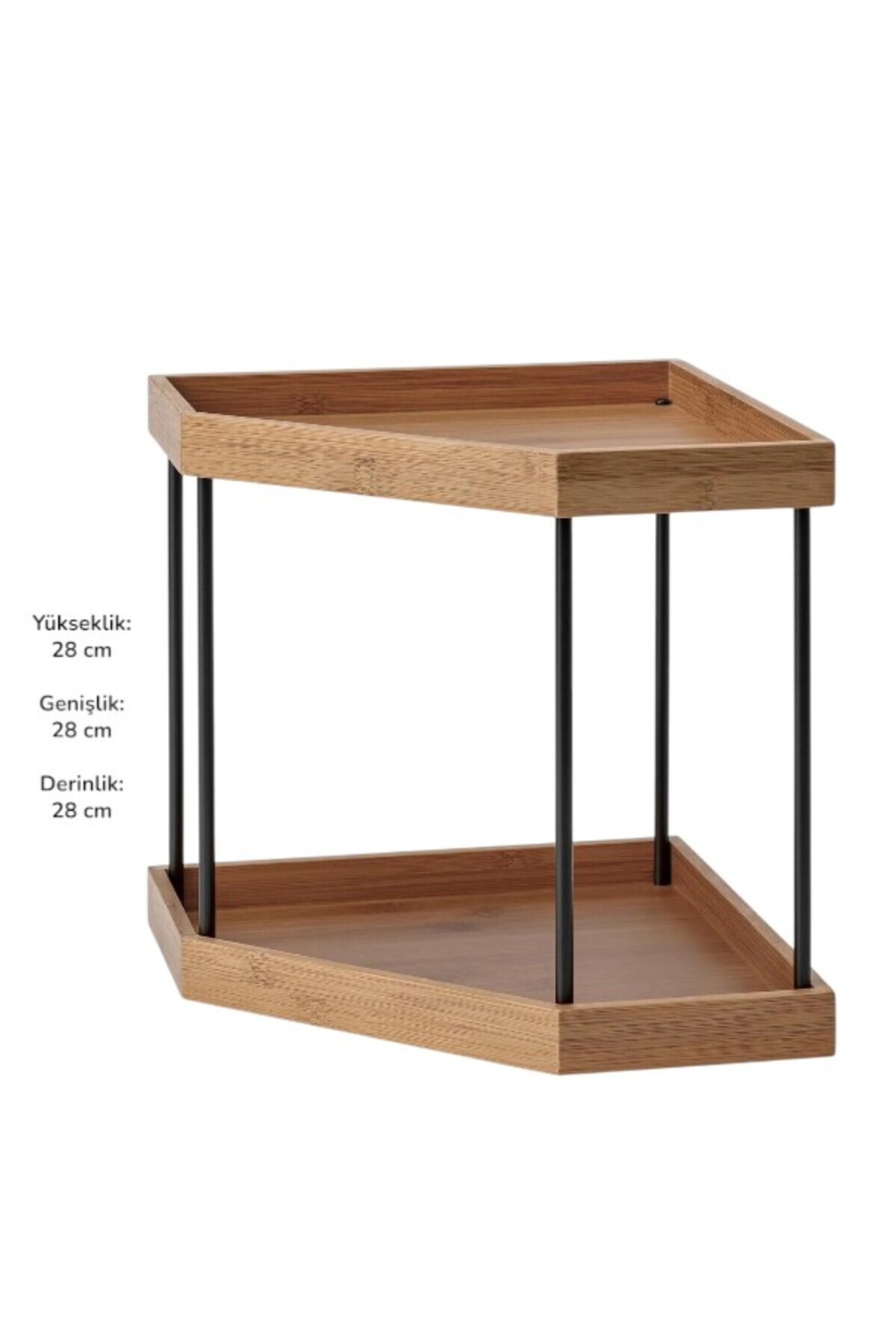 IKEA NÅLBLECKA tezgah üstü düzenleyici Duru Shop , bambu, 28x28x28