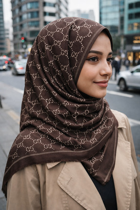 Fevora Çift Taraflı G Desen Şal