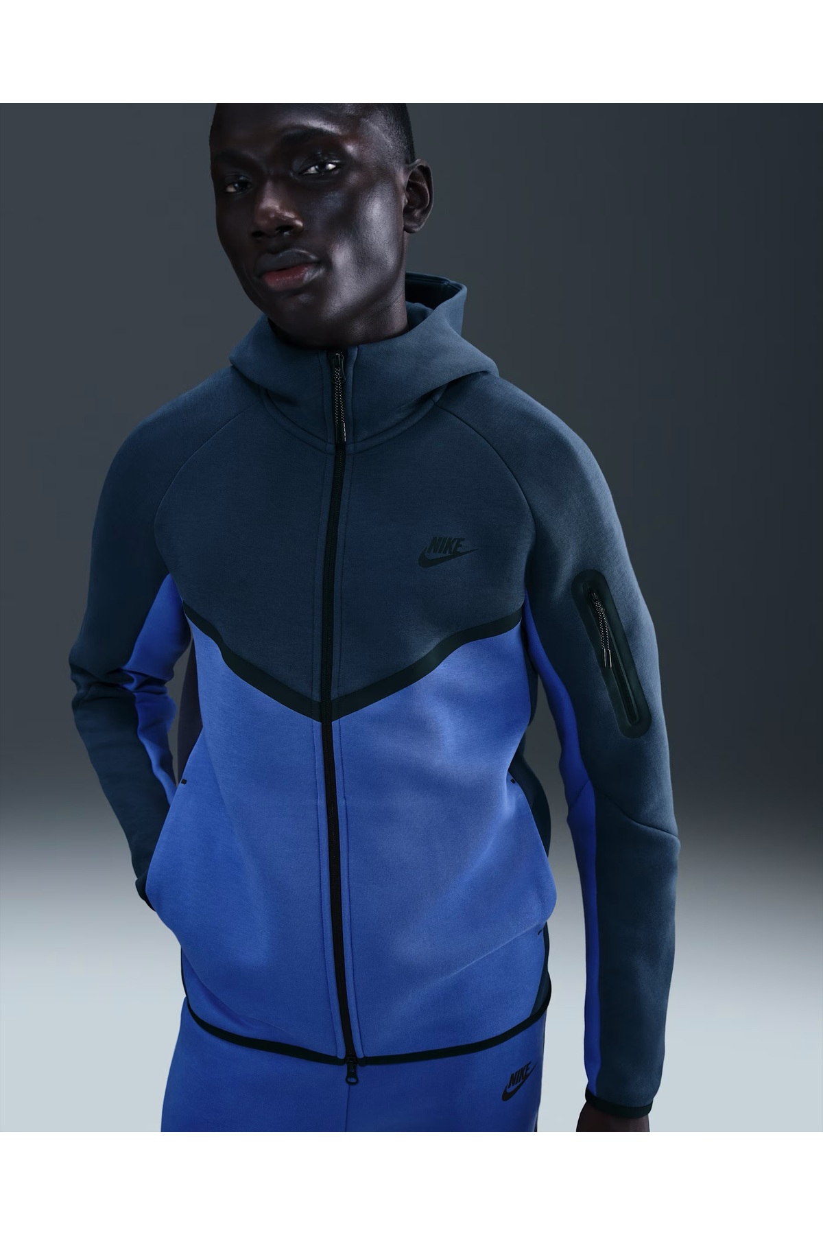 کاپشن مردانه تمام زیپ Tech Fleece Windrunner SPRINT SPORT نایکی سویشرت اسپرت Nike
