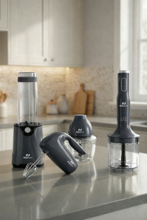 PiranTech Prime Elektrikli Mutfak Aletleri Çeyiz Seti | 4`lü