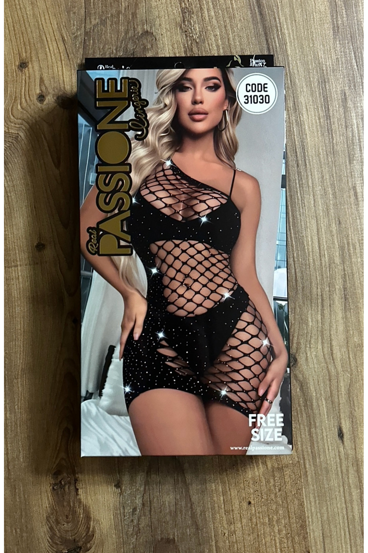 31030 Taşlı Vücut Çorabı