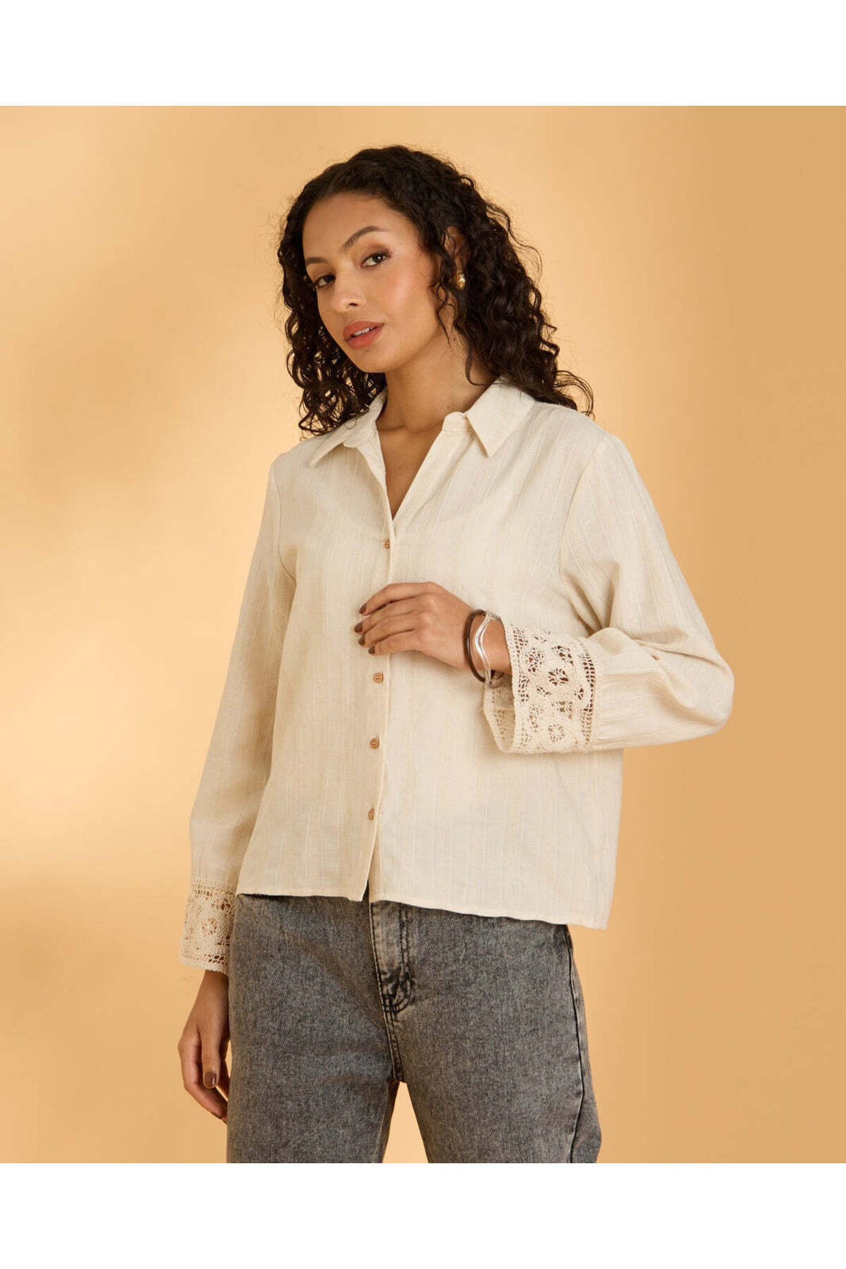REDTAG Women White Plain Casual Blouse