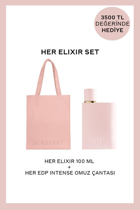Burberry Her Elixir 100 ml Kadın Parfüm + Her Kadın Omuz Çantası Hediyeli Set
