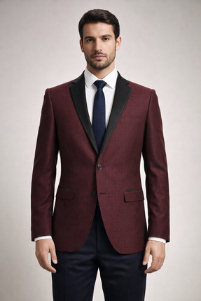 PARLAMENTER Fabio Cassel Slim Fit Erkek Tek Ceket