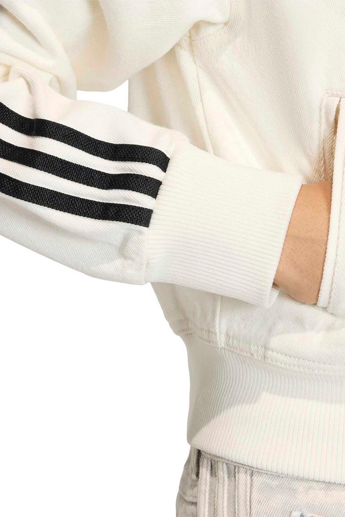 adidas  Kadın Günlük Eşofman Üstü Firebird Tt D Kd2892 - Görsel 5