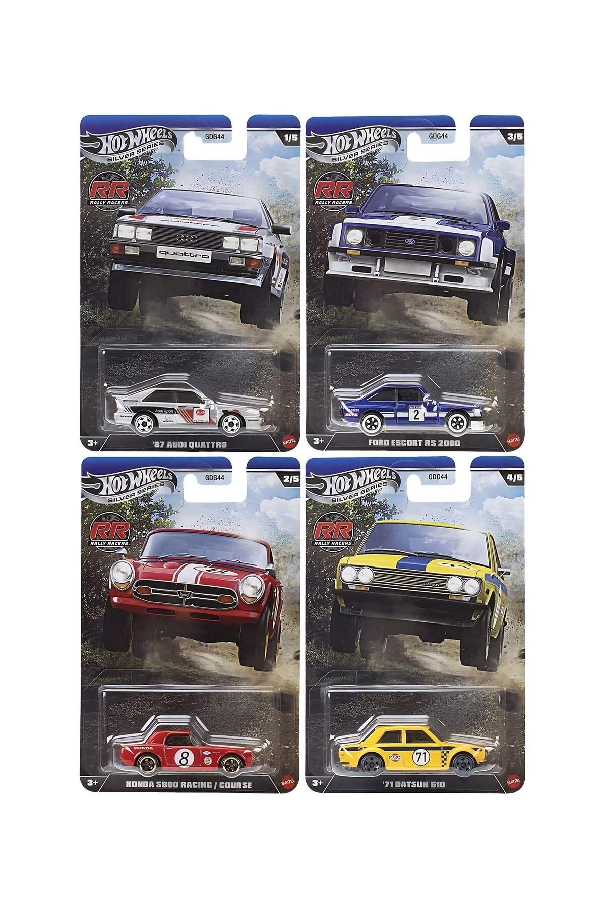 HOT WHEELS Silver Series Rally Racers GDG44-977R 4'lü Set - Fiyatı