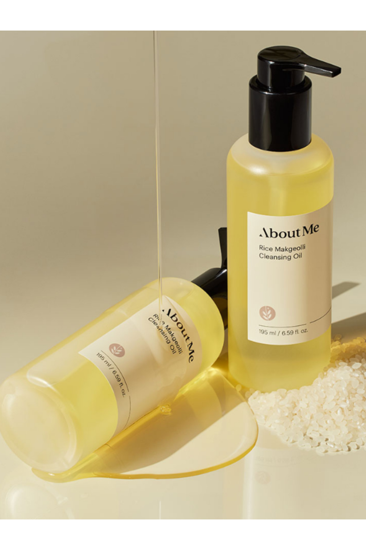 Rice Makgeolli Cleansing Oil Pirinç Özlü Nemlendirici Siyah Nokta Karşıtı Yüz Temizleme Yağı 195 ml — RAA00372 — تصویر 4 از 5