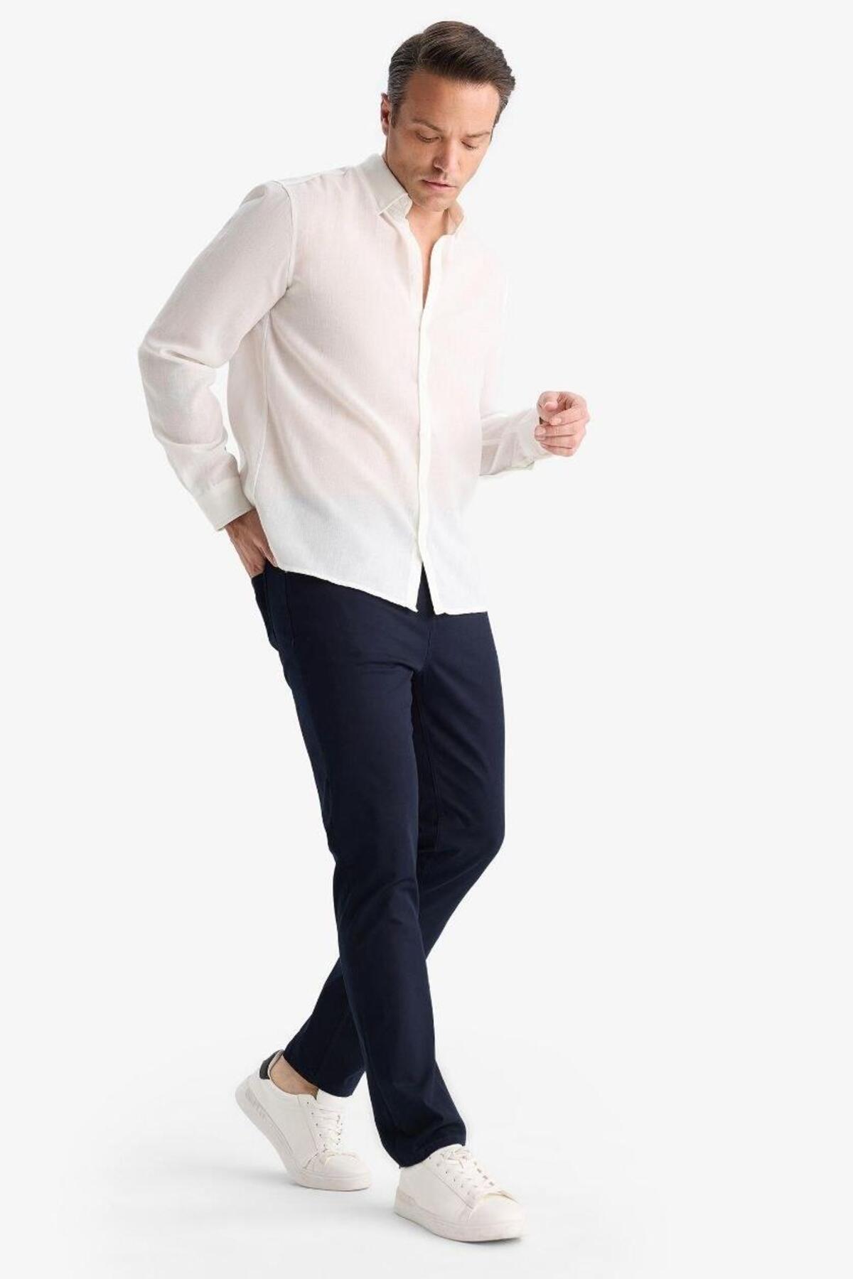 Defacto  Dar Kesim Pantolon B2089AX25AU - Görsel 2