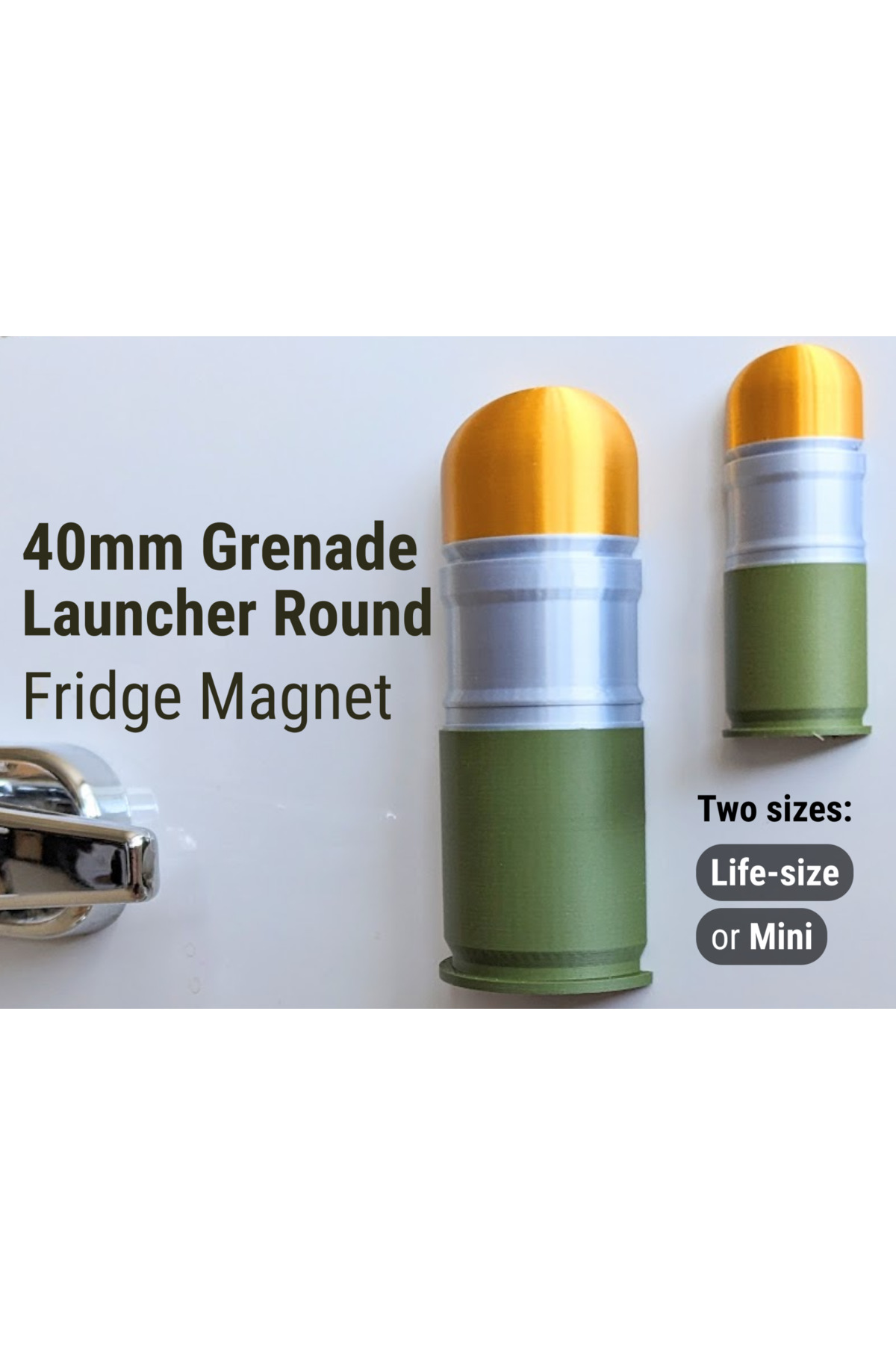 スポーツトイ・アクショントイ BSP anti-yo Titrek Toys 40mm Bombaatar Mermisi Buzdolabı Magneti - 40mm