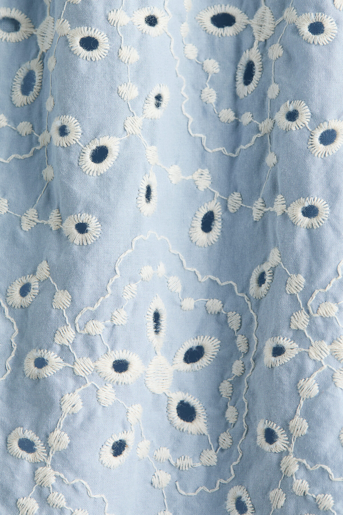 H&M Pamuklu ve Nakış İşlemeli Elbise fotoğrafı 2 (önizleme)