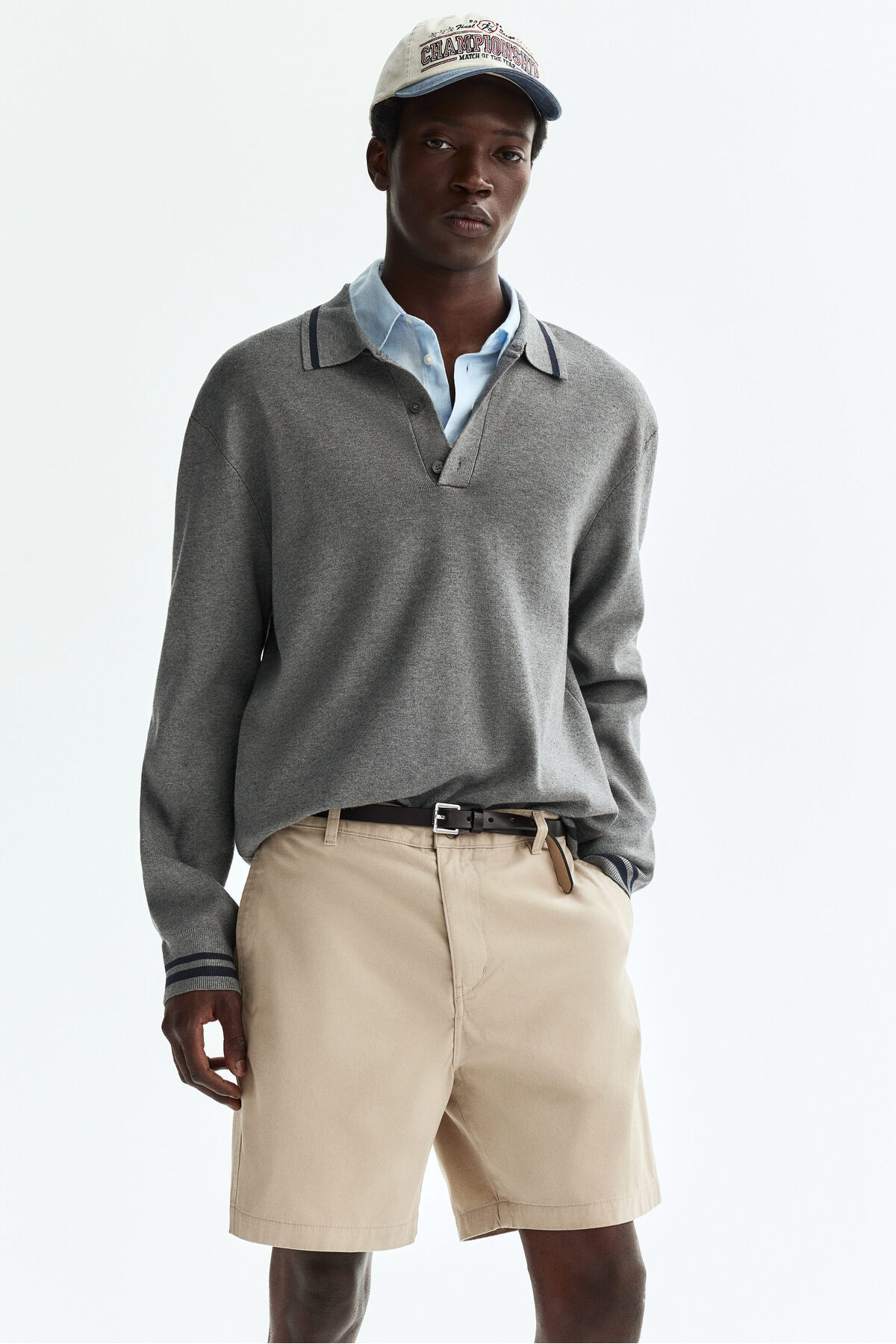 شلوارک چینو مدل Relaxed Fit اچ اند ام شلوارک برمودا H&M