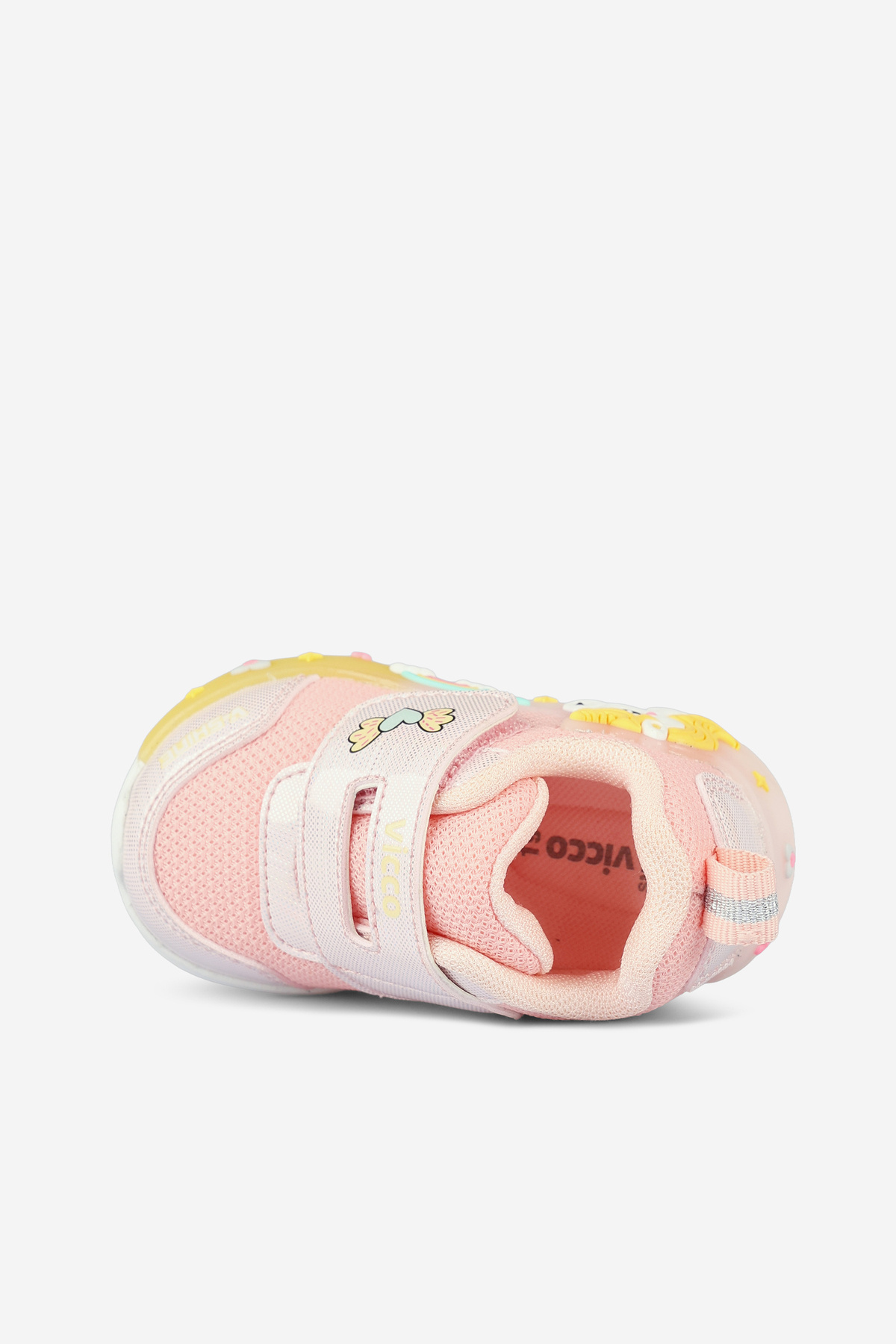 Vicco Meli Ortopedik Kız Bebek Pudra Işıklı İlk Adım Sneaker fotoğrafı 3 (önizleme)