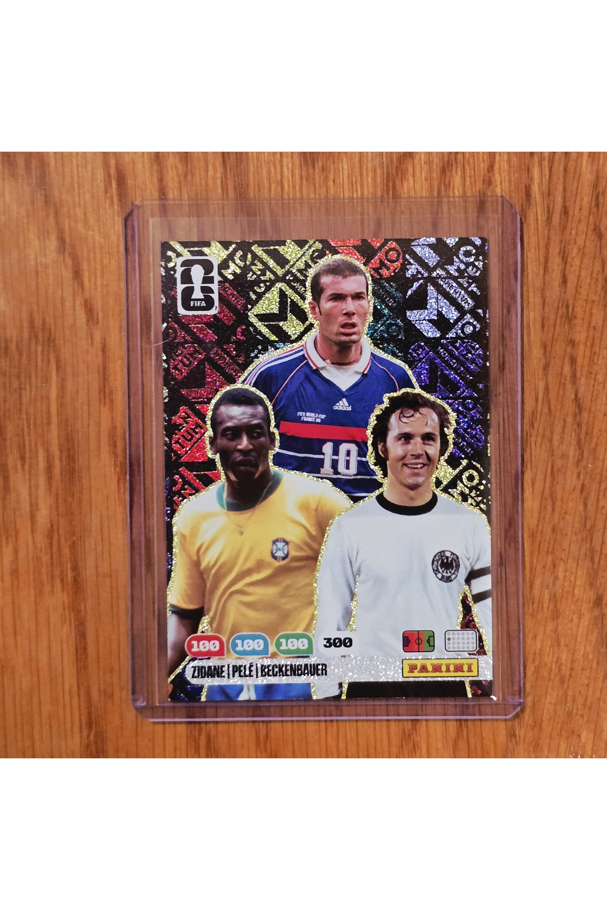 Panini FWC 2050 Zidane / Pele / Beckenbauer Momentum Oyun Kartı