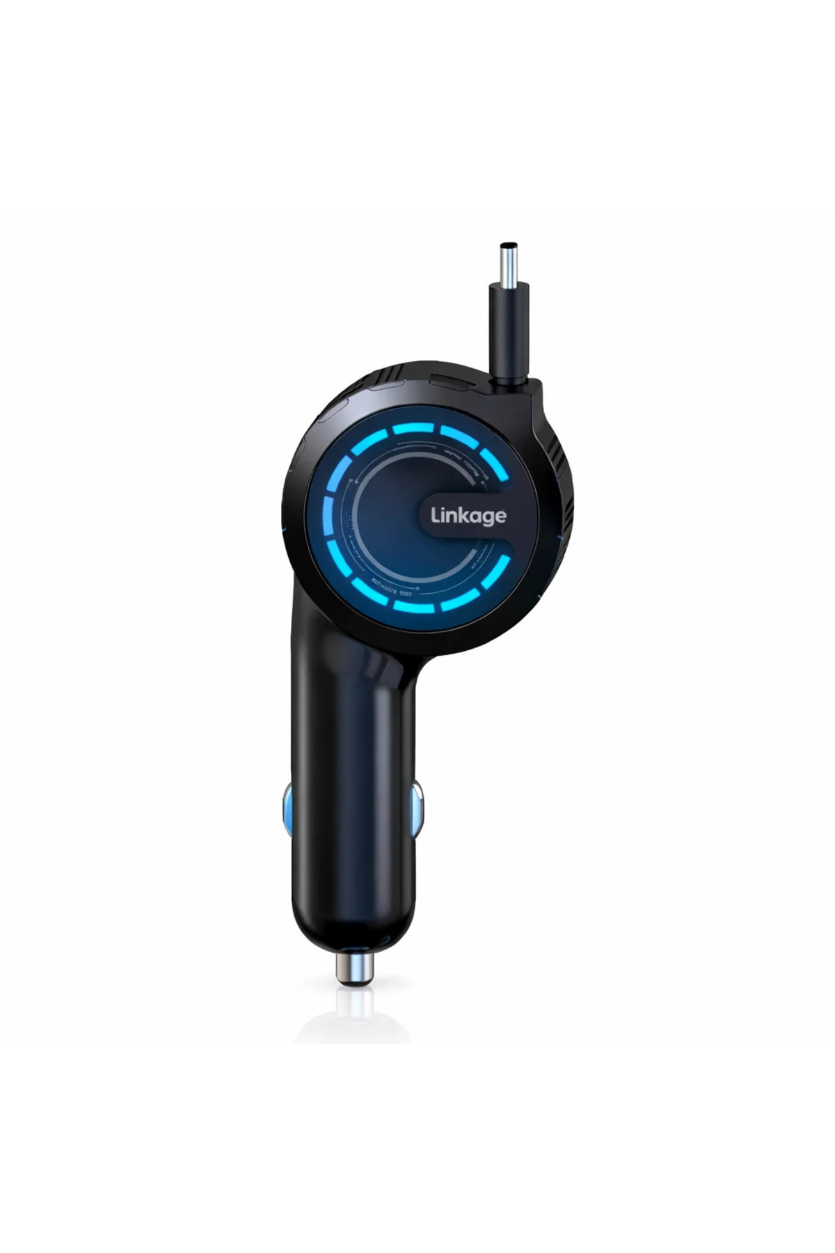 Linkage LNC-04 60W 3A PD Hızlı Araç Şarjı Type-C Makaralı Kablo