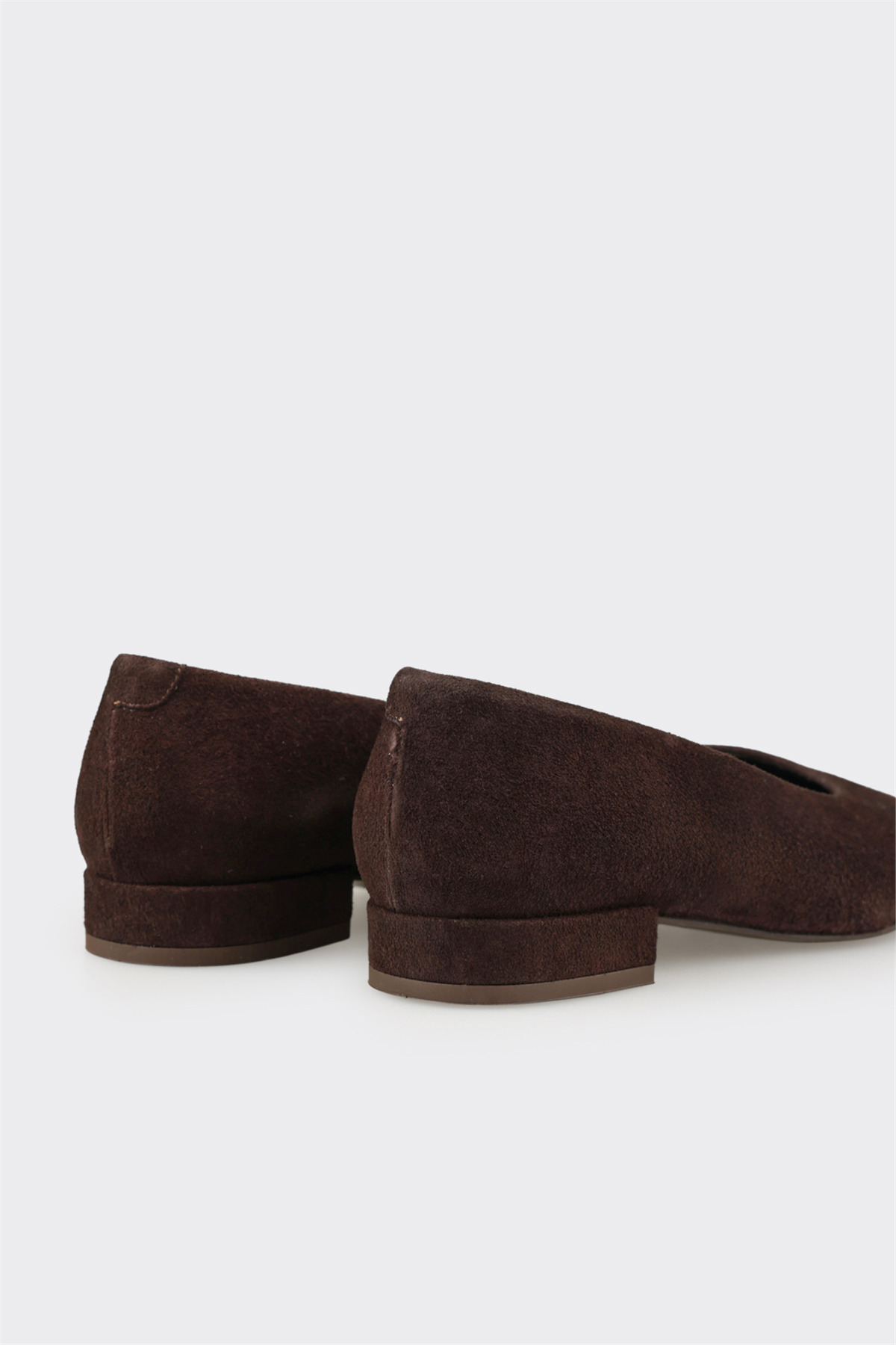 Elle Shoes Kahve Deri Kadın Günlük Ayakkabı görsel 4