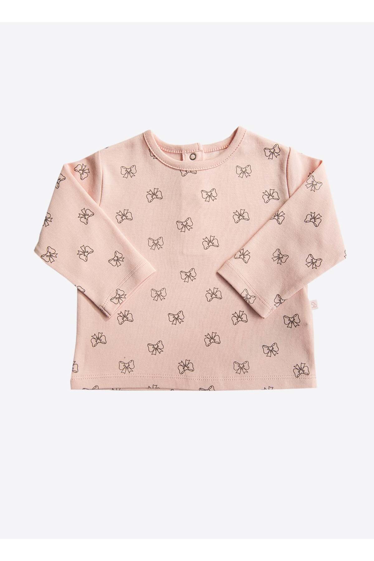 kitikate Organik Fiyonk 2'li Pijama Takımı Pembe fotoğrafı 2 (önizleme)