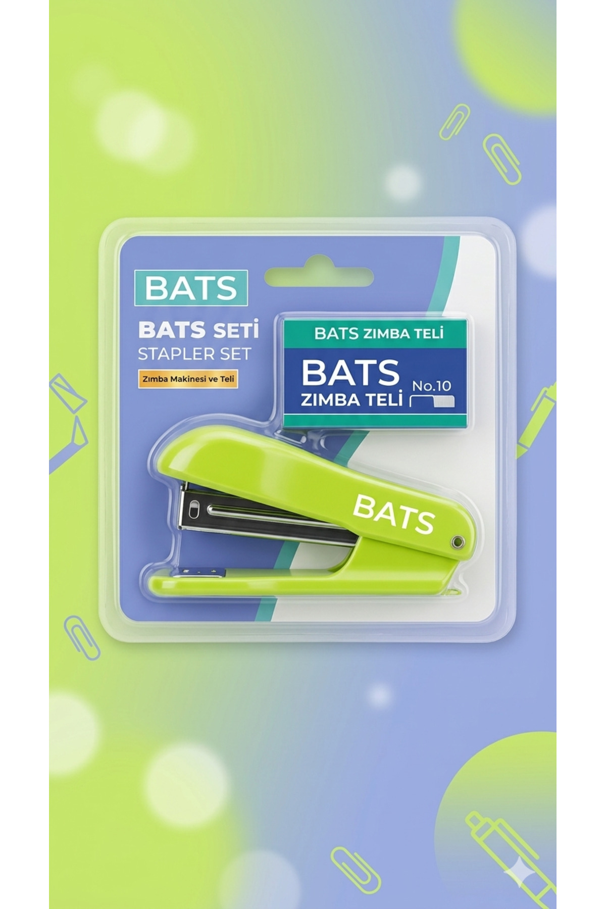 BATS ZIMBA SETİ NO:10 ZIMBA MAKİNESİ VE TELİ YEŞİL - Fiyatı