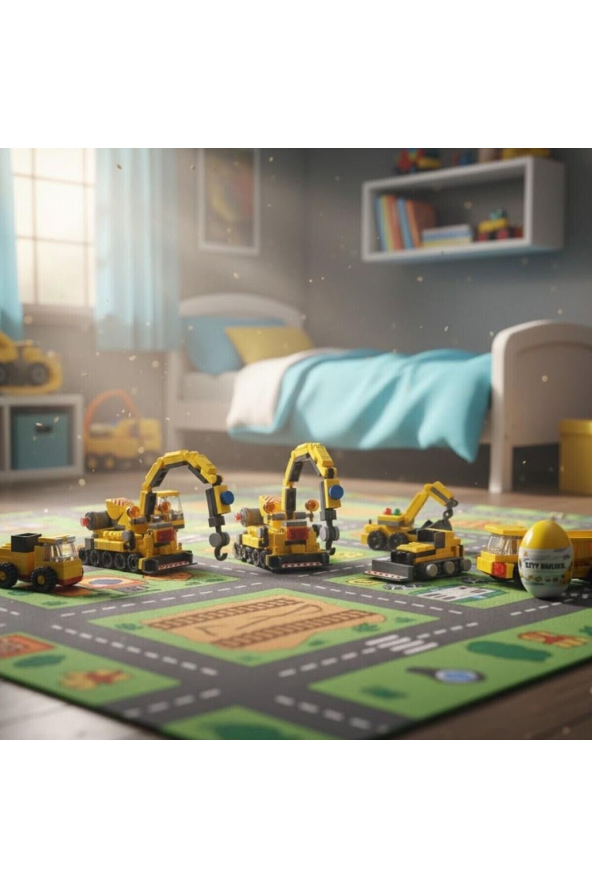 NW NessiWorld P605002 6 İN 1 SARI YUMURTA MODEL 45 PARÇA BLOCK OYUNCAK fotoğrafı 3 (önizleme)