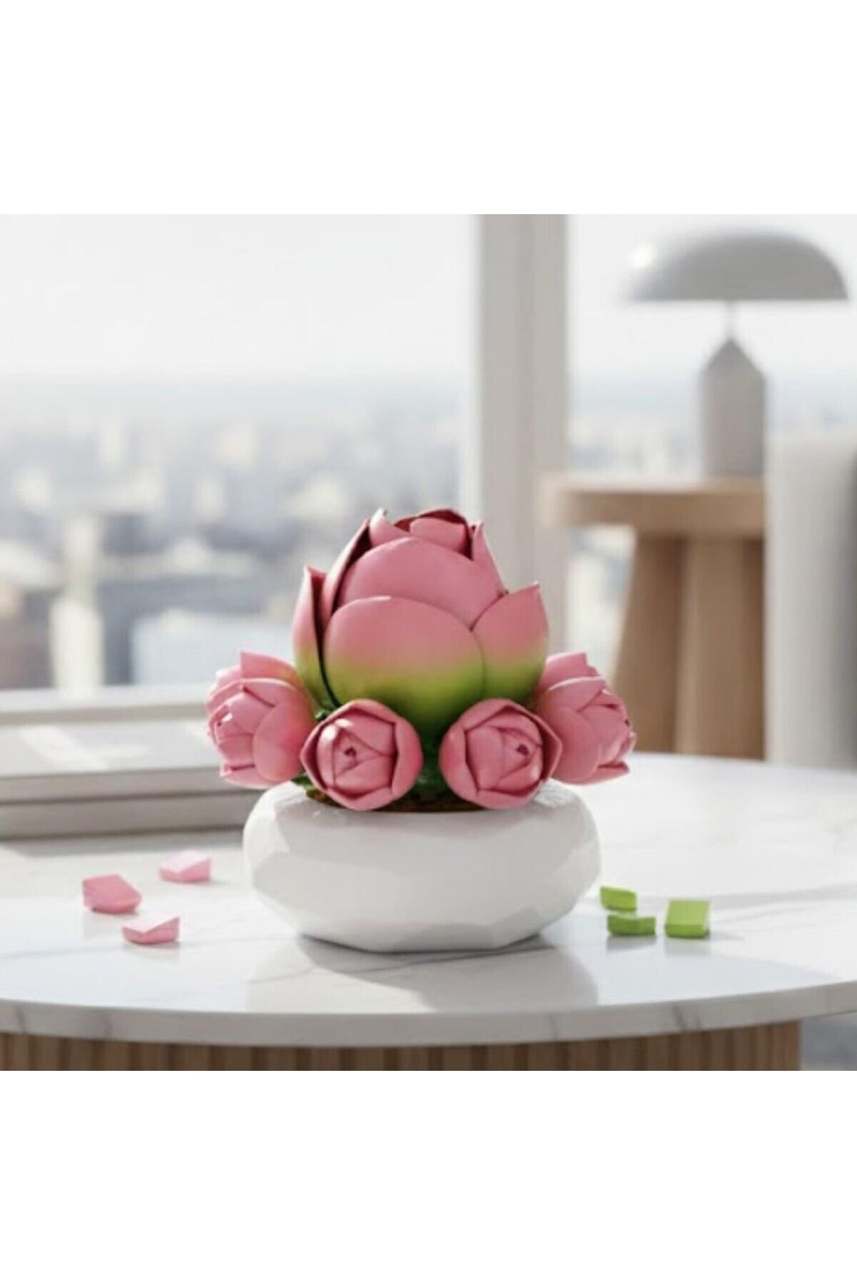 NW NessiWorld P655059 ZAMBAK SUKULENT MODEL 41 PARÇA BLOCK OYUNCAK fotoğrafı 2 (önizleme)