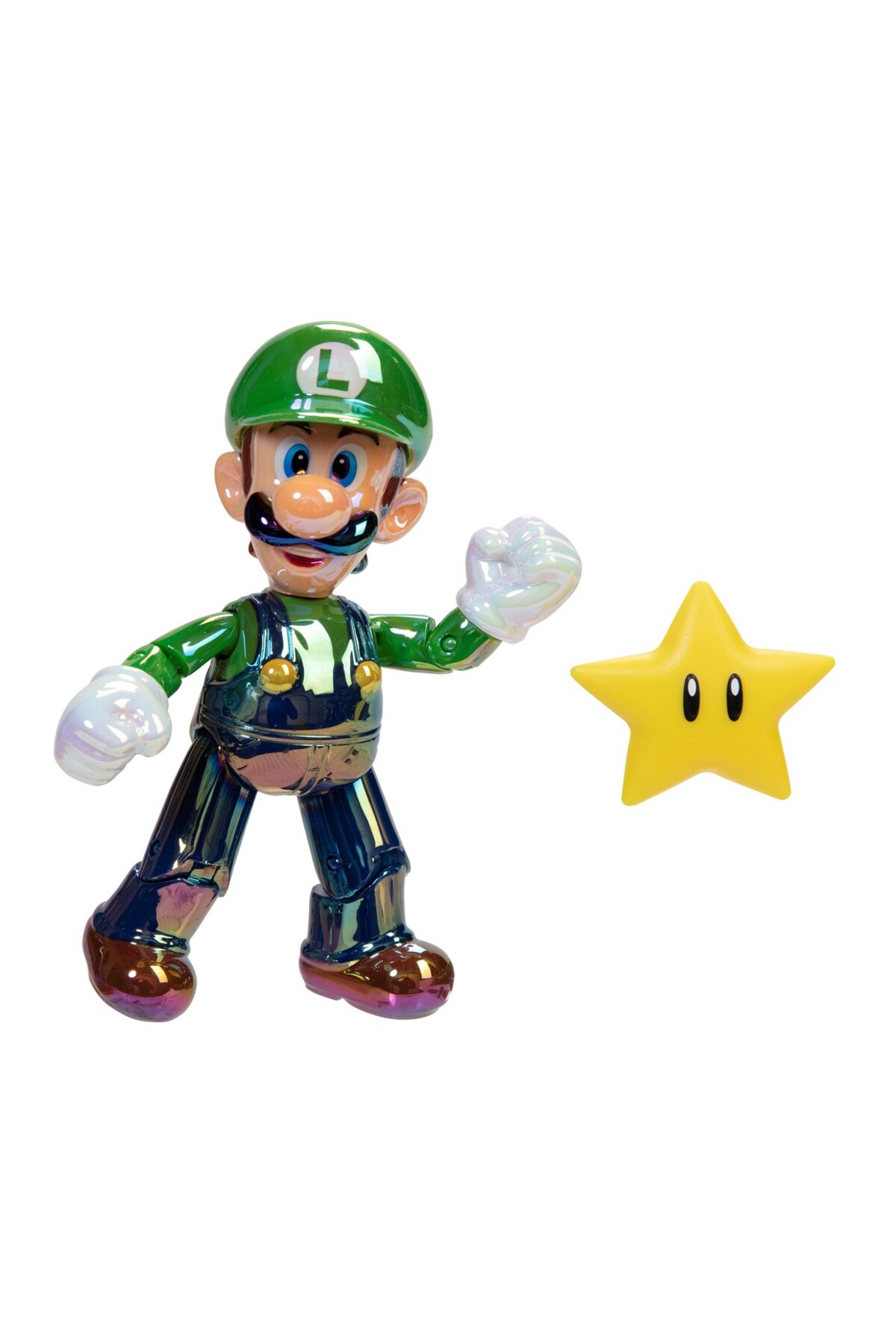 Jakks Pacific Nintendo Super Mario Fgürü Luigi Ve Star