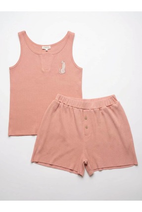 Joriens Little Pembe Leopar Atlet Şort Takımı
