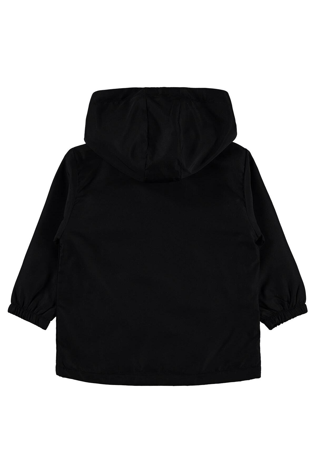 Civil Boys Basic 2-5 Yaş Yağmurluk - Siyah fotoğrafı 3 (önizleme)