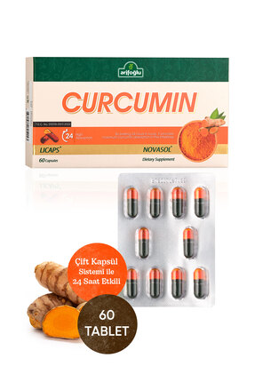 Arifoğlu Curcumin 60 Tablet Zerdeçal Ekstresi Takviye Edici Gıda