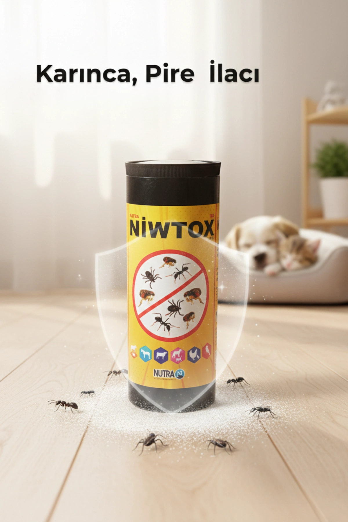 NUTRA Niwtox Karınca, Pire ve Kene Uzaklaştırma Tozu 100 g