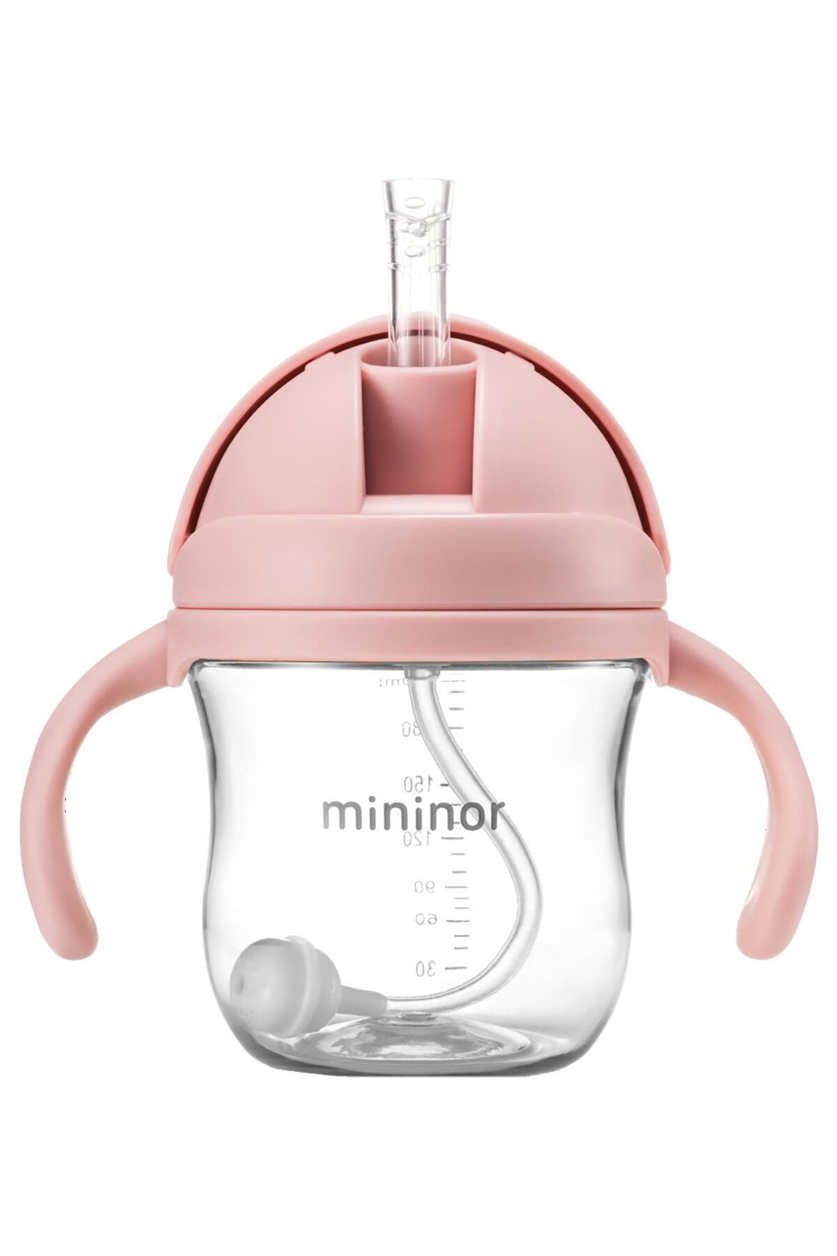 Mininor Tritan Akıllı Alıştırma Bardağı 220 ml - Rose - Standart fotoğrafı 2 (önizleme)