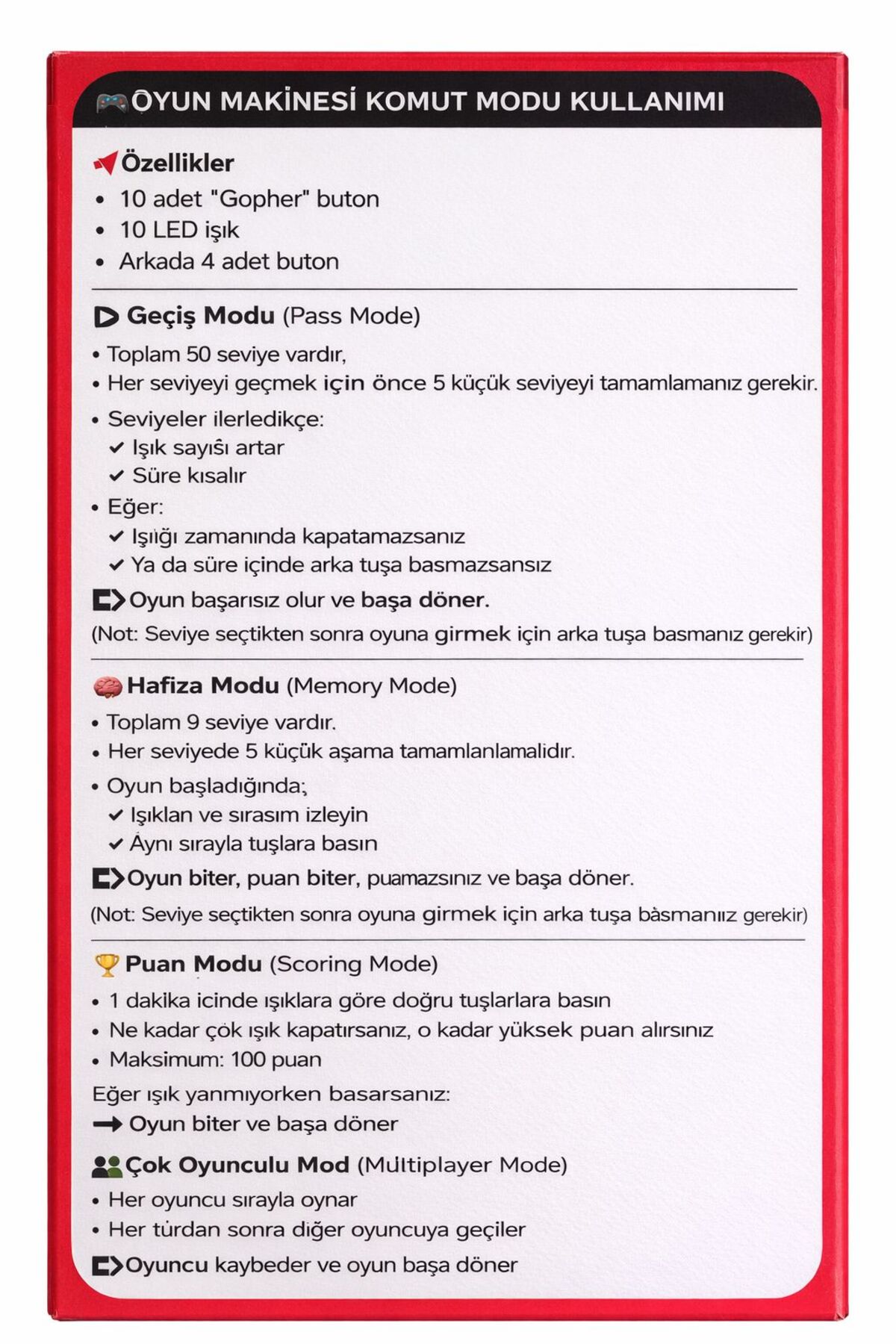 ZİVENTA Ayı Popit Işıklı Refleks/Hafıza 4 Modlu Speed Push Bubble Oyunu Çocuklar İçin Eğitici Zeka Oyunu fotoğrafı 6 (önizleme)