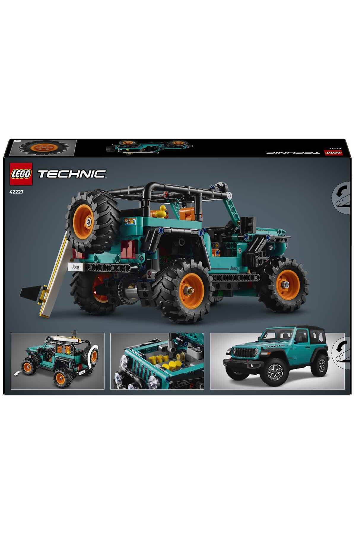 LEGO Technic Jeep Wrangler Rubicon SUV 42227 - 10 Yaş ve Üzeri Çocuklar için Ördek İçeren Yaratıcı O fotoğrafı 4 (önizleme)