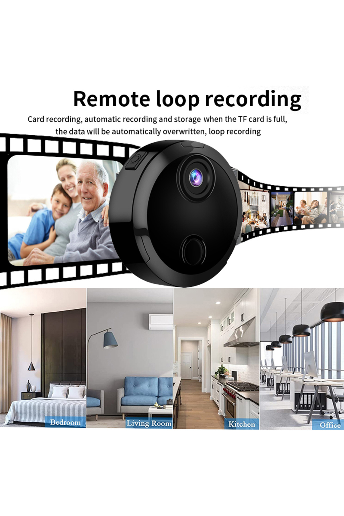 OEM HDQ15 Bakıcı Bebek Kontrol Kamerası Mini fotoğrafı 3 (önizleme)