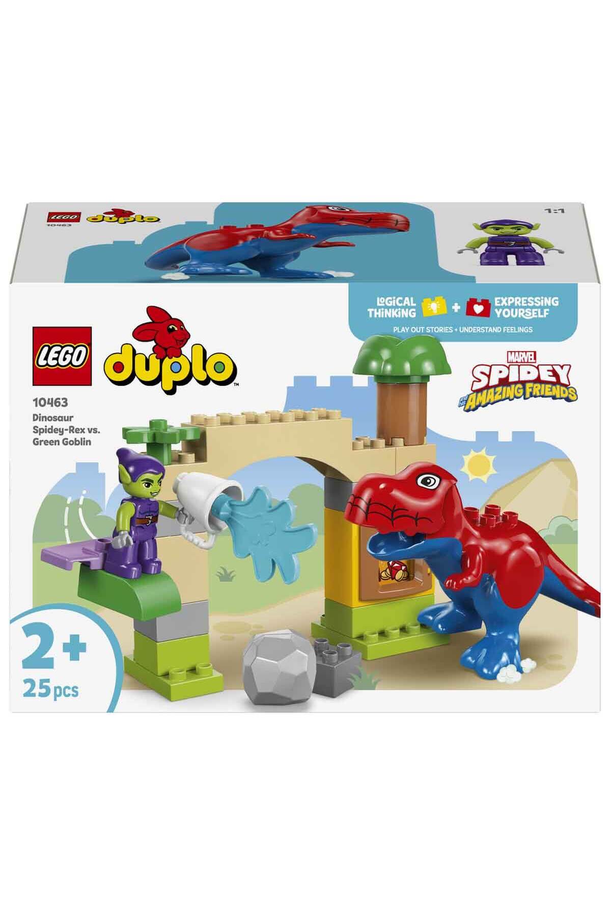 LEGO DUPLO Marvel Dinozor Spidey-Rex, Yeşil Goblin’e Karşı 10463 - 2 Yaş ve Üzeri Çocuklar için Yara fotoğrafı 3 (önizleme)