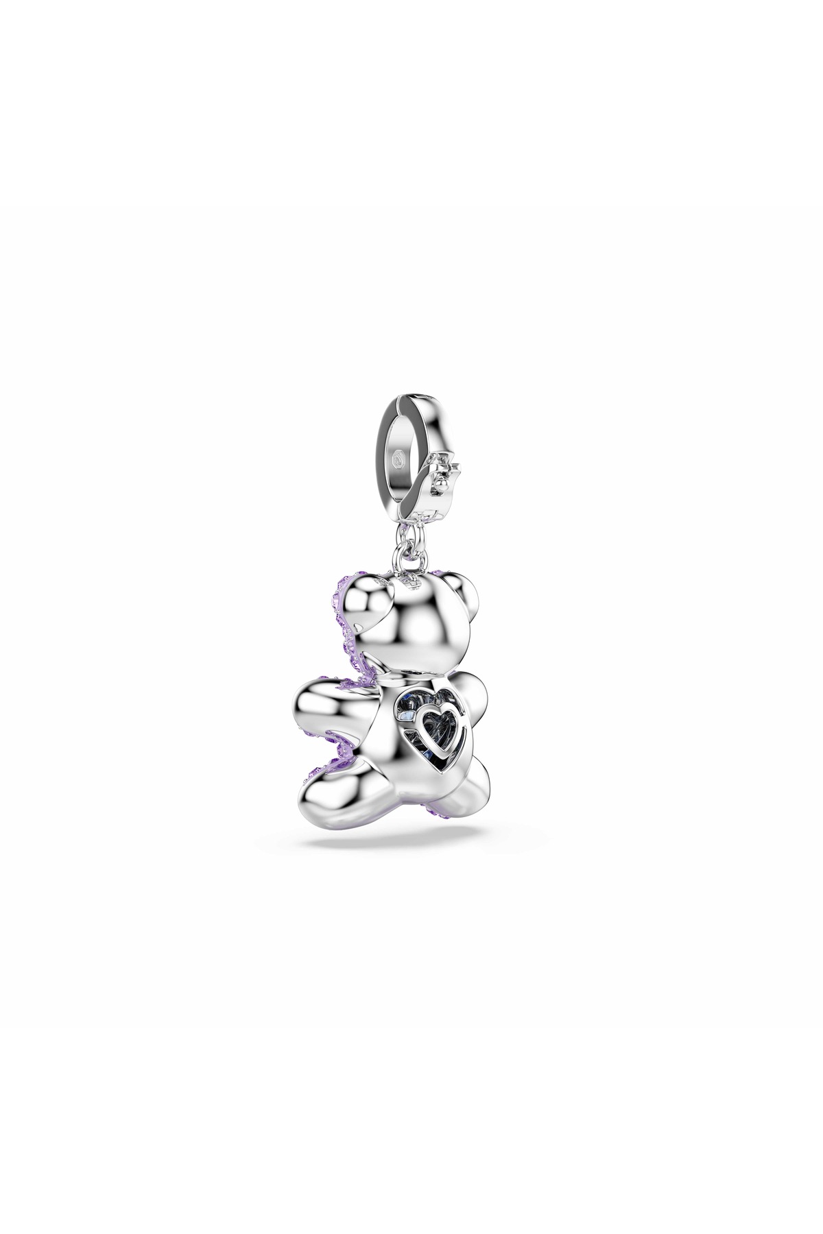 زیورآلات Idyllia Charm، طرح‌های متنوع، آویز خرس، رنگ بنفش، روکش رودیوم