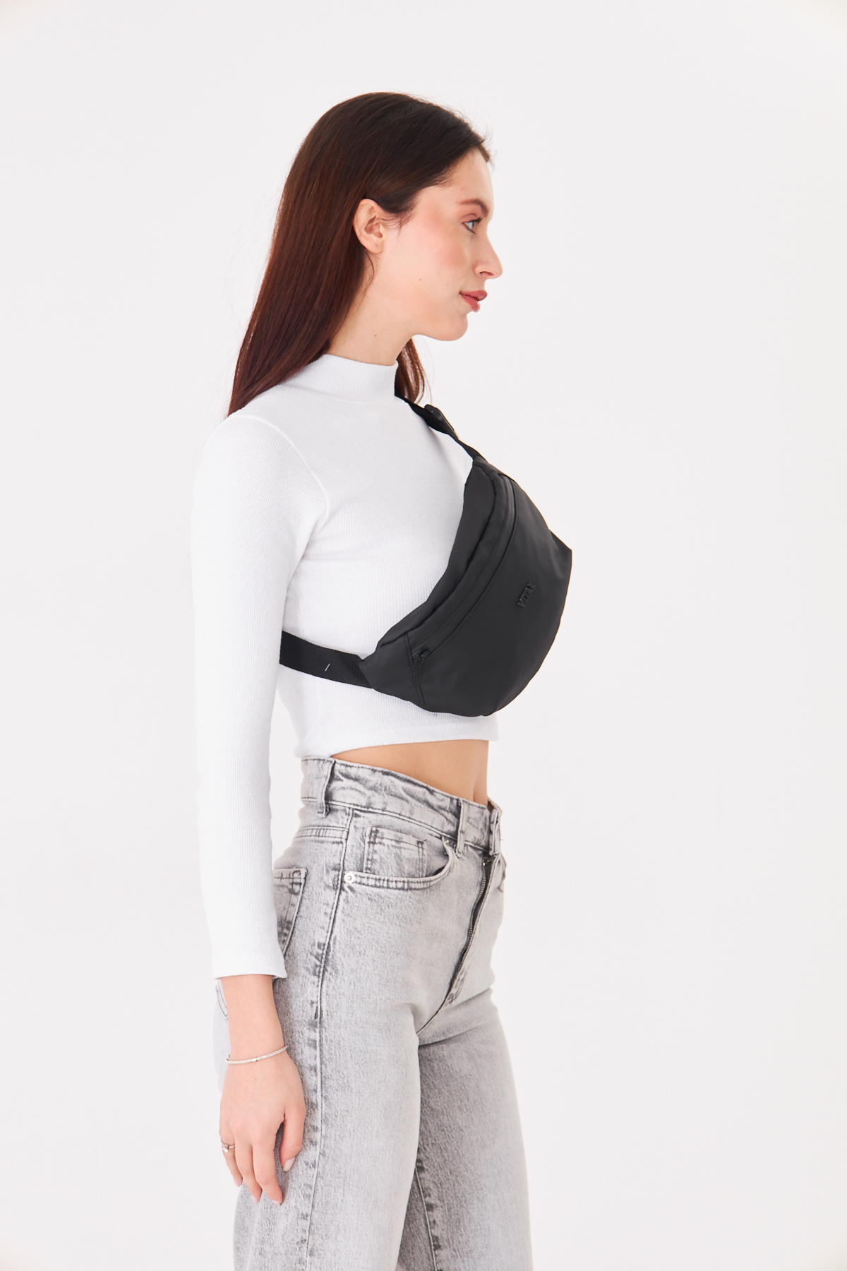 Superbag 2 Bölmeli Çapraz Askılı Bel ve Omuz Çantası Unisex Günlük Kullanım Çantası görsel 4